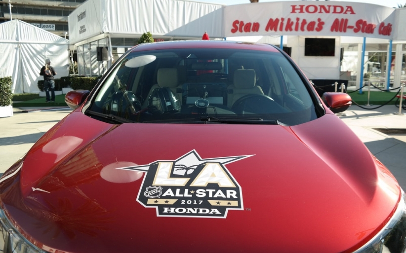 Honda nhl allstar event car